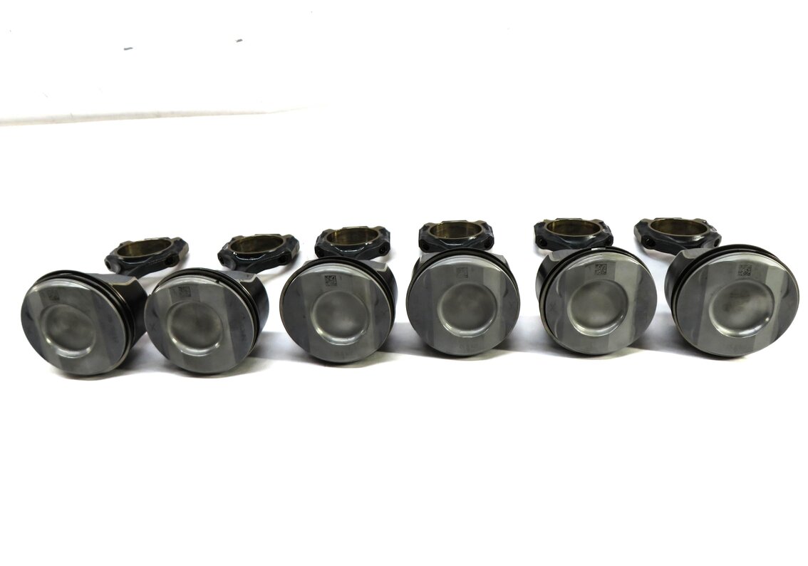 Thumbnail 4: 12-18 MERCEDES C300 C350 E350 GLE350 GLK350 ML350 SLK350 SLK350 3.5L PISTON SET