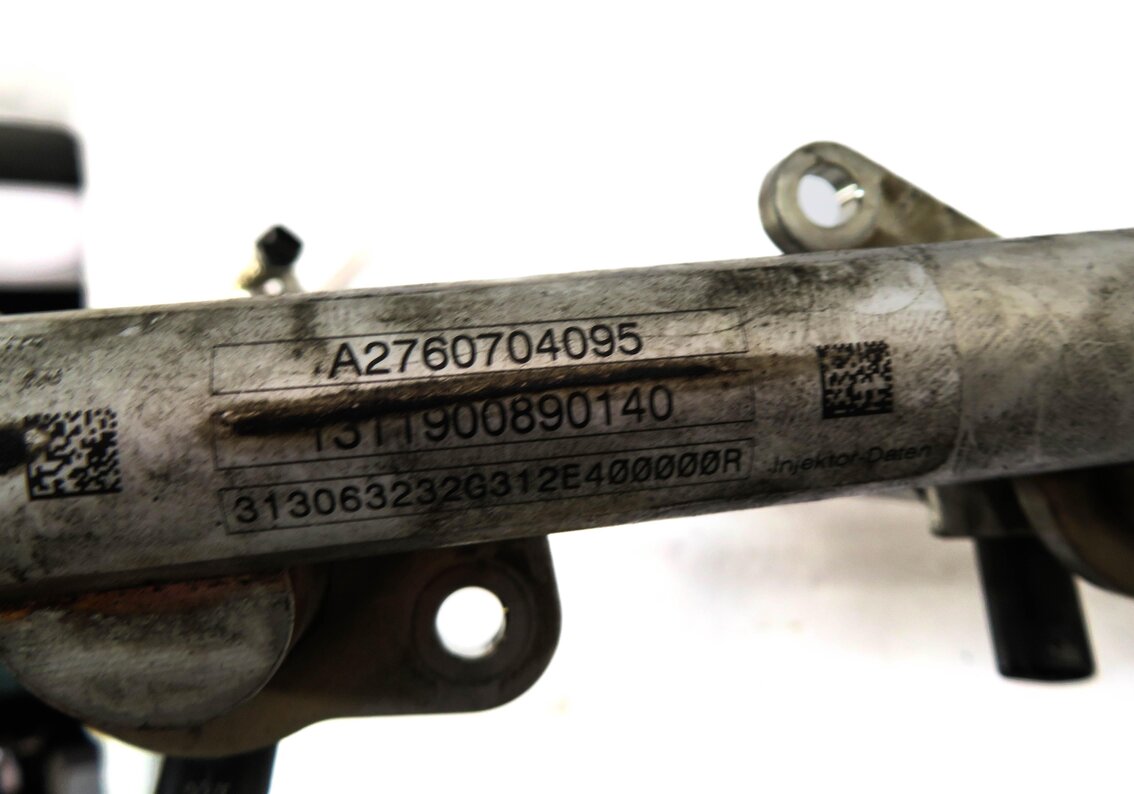 Thumbnail 7: 2014 MERCEDES E350 (W212) 3.5L M276 ENGINE FUEL INJECTOR SET w/ RAILS