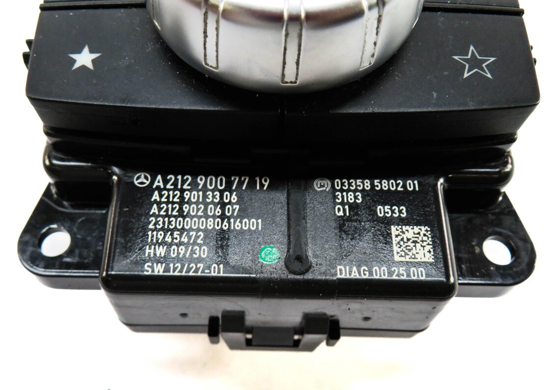 Thumbnail 4: 14-15 MERCEDES E-CLASS (W212) RADIO STEREO GPS NAVIGATION COMMAND CONTROL KNOB