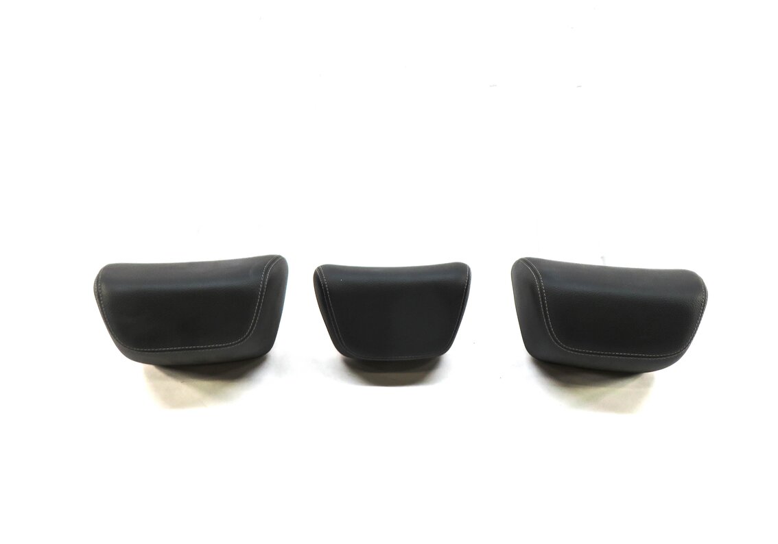 Thumbnail 4: 14-16 MERCEDES E-CLASS (W212) REAR LEFT CENTER RIGHT SEAT HEADREST SET (BLACK)