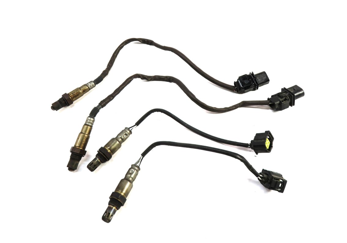 Thumbnail 2: 2014 MERCEDES E350 (W212) 3.5L PRE POST CAT O2 OXYGEN LAMBDA PROBE SENSOR SET-4