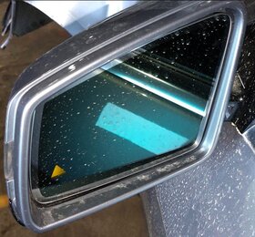 Thumbnail 3: 11-14 MERCEDES E300 E350 E550 (W212) LEFT AUTODIM BLIND SPOT DOOR MIRROR SILVER