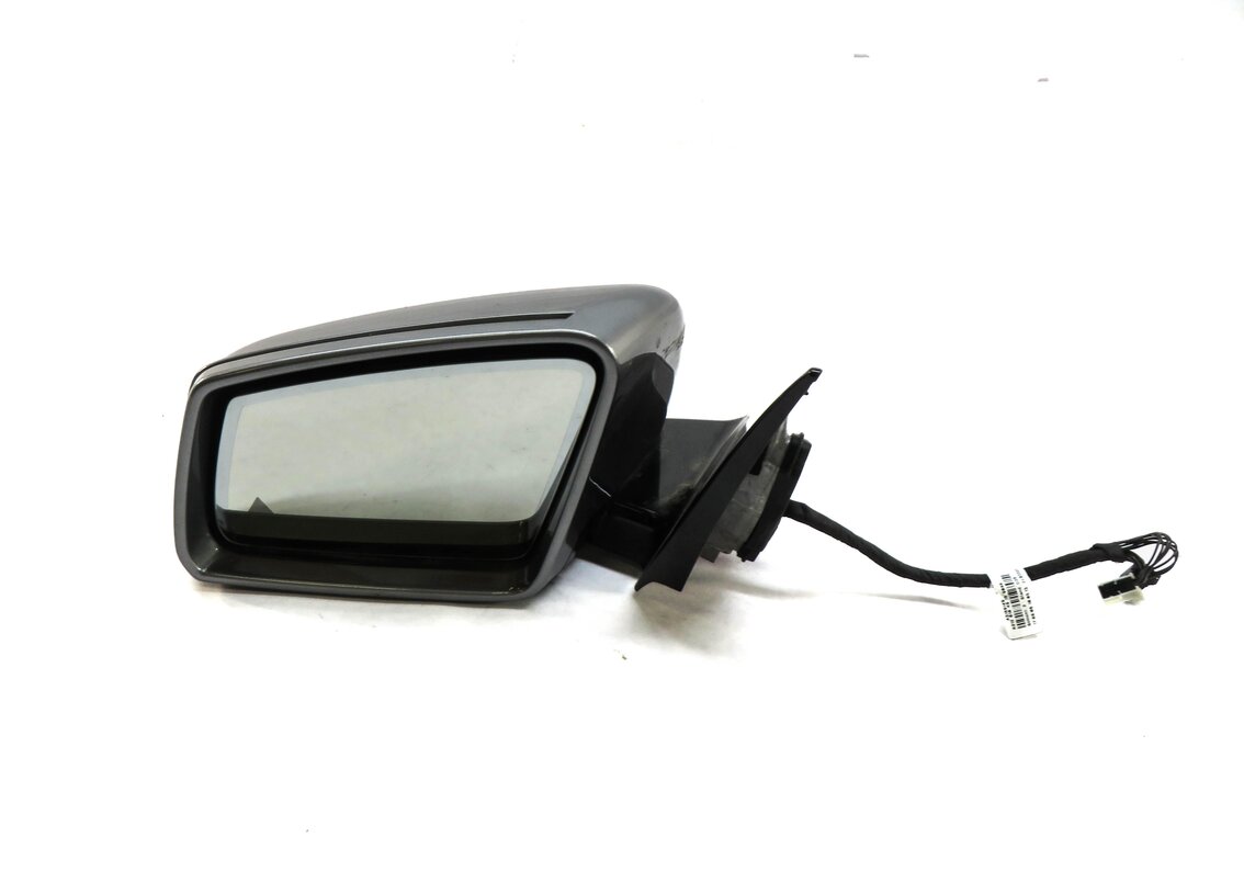 Thumbnail 4: 11-14 MERCEDES E300 E350 E550 (W212) LEFT AUTODIM BLIND SPOT DOOR MIRROR SILVER