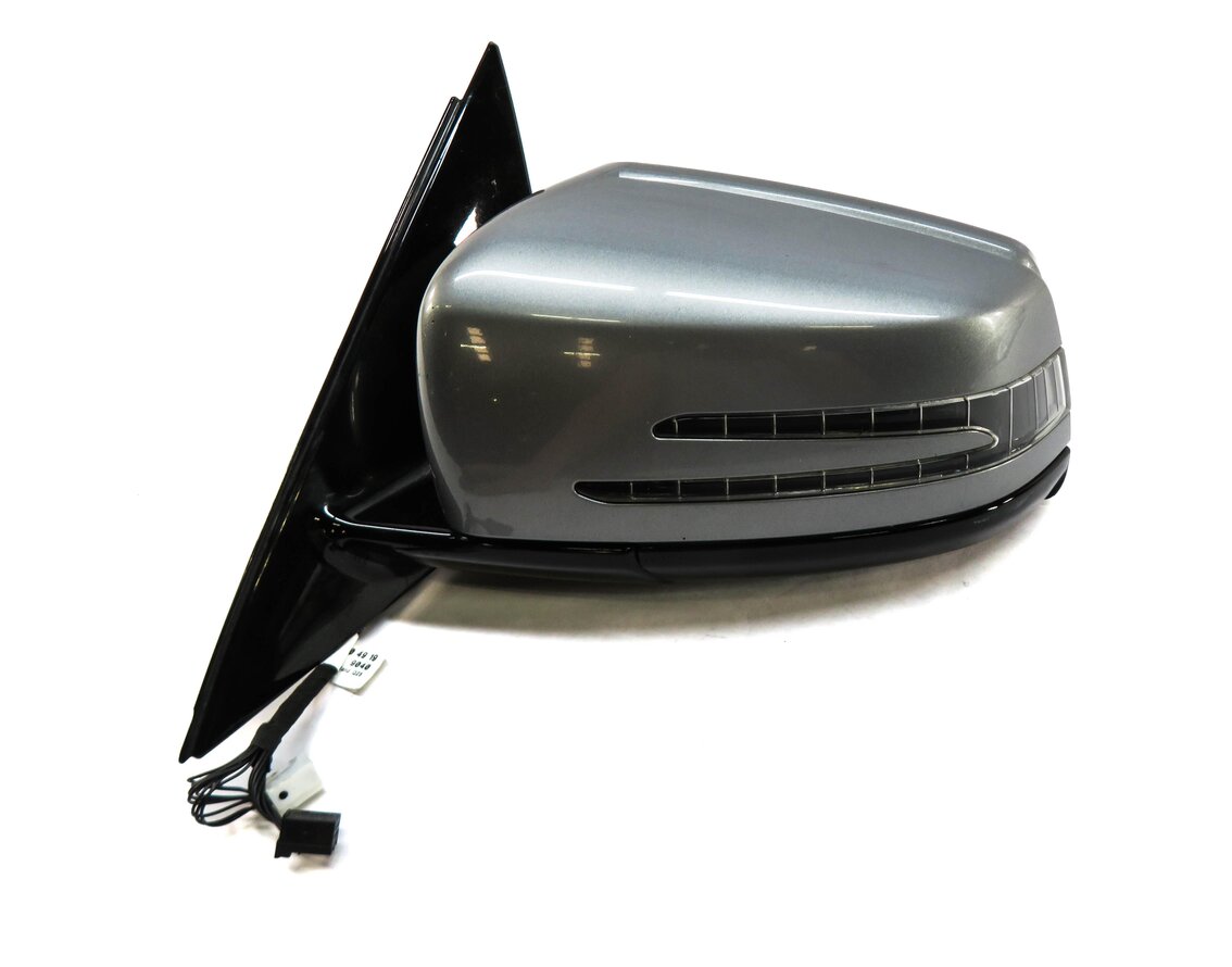 Thumbnail 6: 11-14 MERCEDES E300 E350 E550 (W212) LEFT AUTODIM BLIND SPOT DOOR MIRROR SILVER