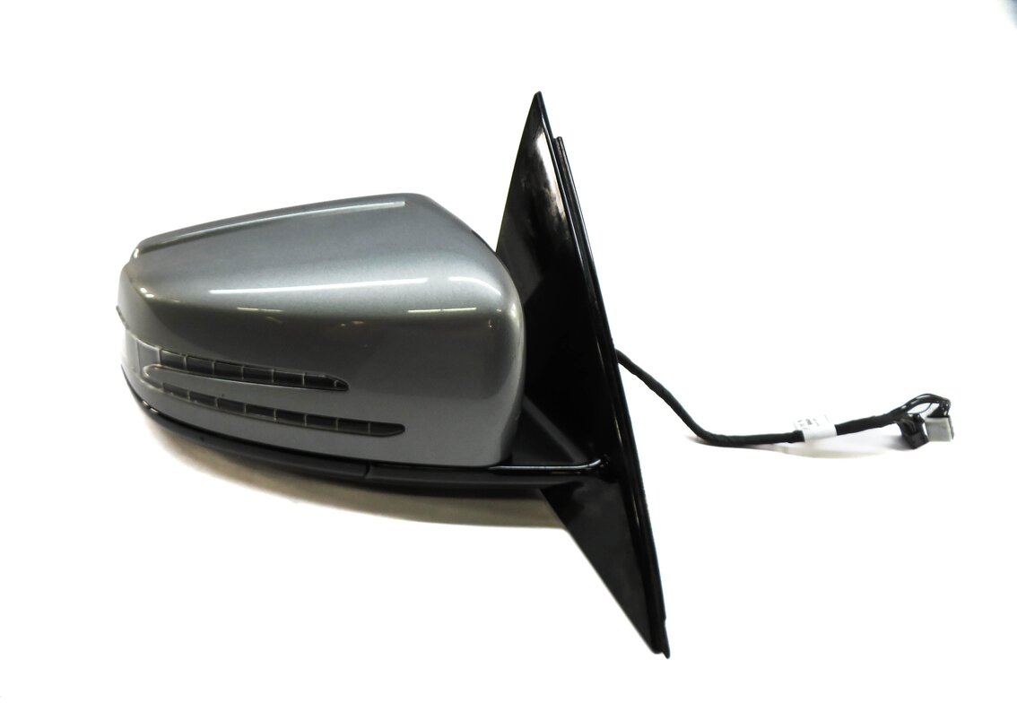 Thumbnail 6: 11-14 MERCEDES E300 E350 E550 (W212) RIGHT HEAT BLIND SPOT DOOR MIRROR (SILVER)