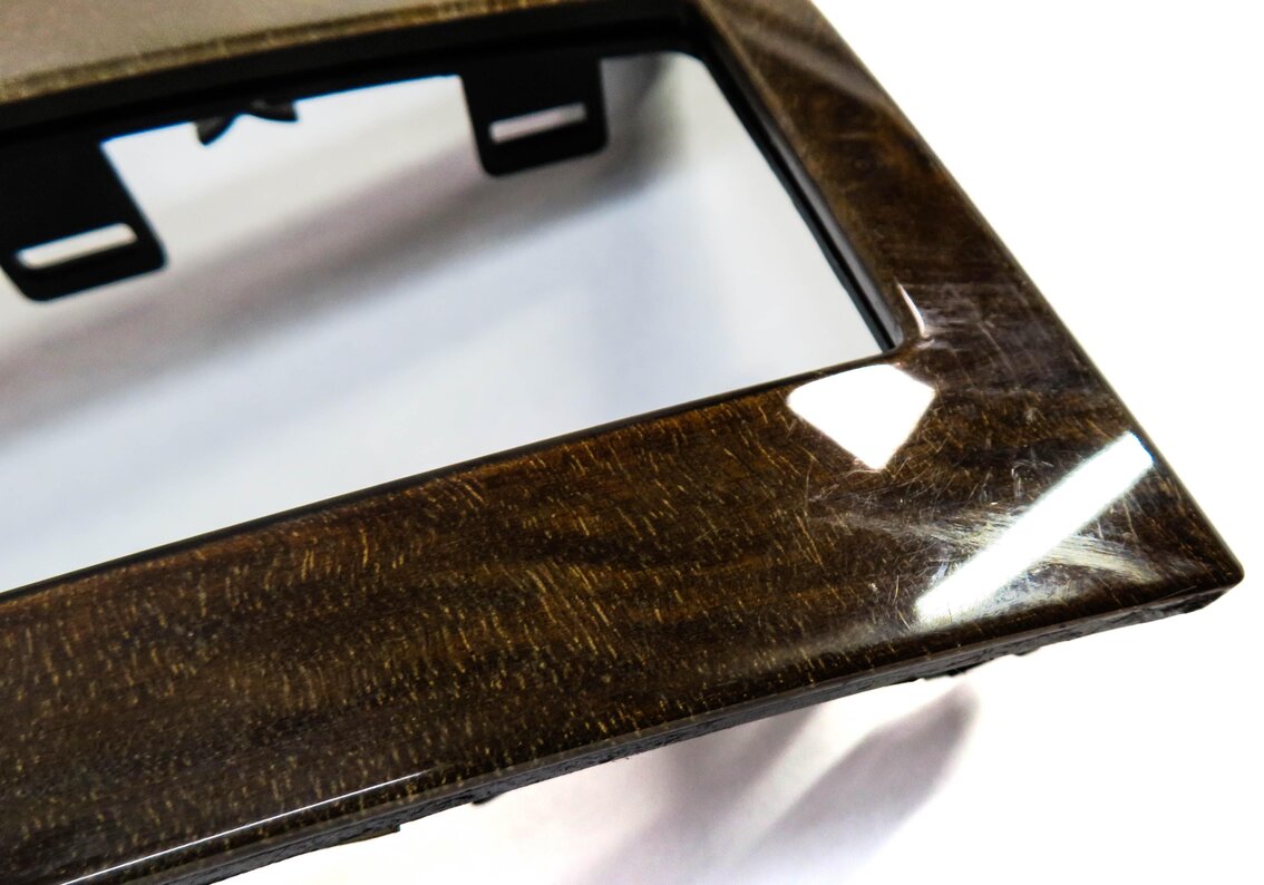 Thumbnail 4: 2014 MERCEDES E350 (W212) DASH DOOR CONSOLE WOOD GRAIN TRIM SET (WALNUT VENEER)