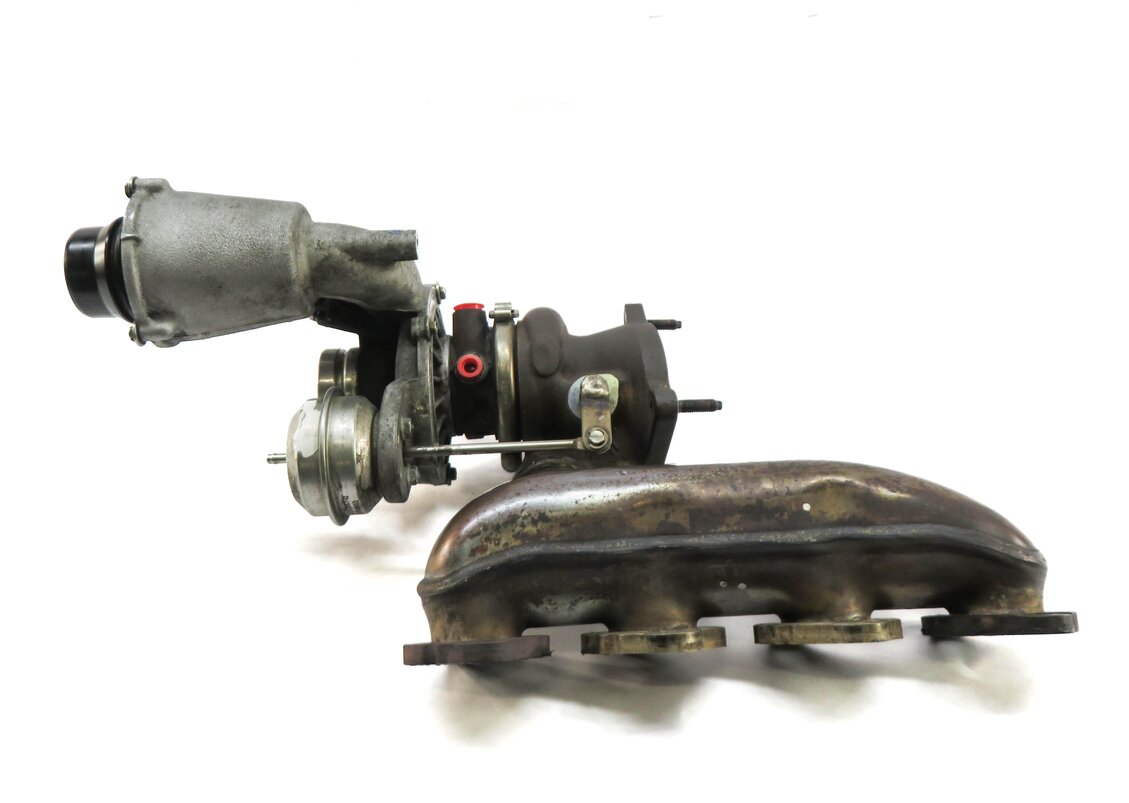 Thumbnail 4: 12-15 MERCEDES BENZ C250 SLK250 (W204 R172) 1.8L M271 TURBO ENGINE TURBOCHARGER