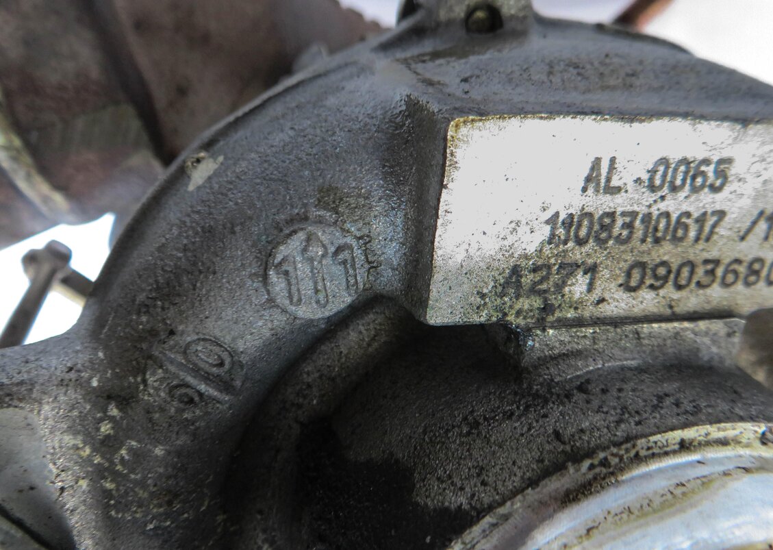 Thumbnail 7: 12-15 MERCEDES BENZ C250 SLK250 (W204 R172) 1.8L M271 TURBO ENGINE TURBOCHARGER