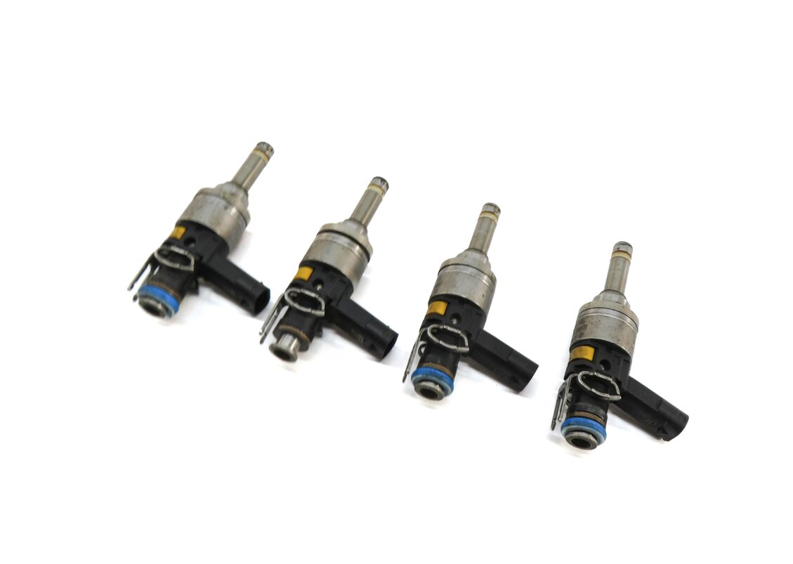 12-15 MERCEDES BENZ C250 SLK250 (R172 W204) 1.8L TURBO ENGINE FUEL INJECTOR SET
