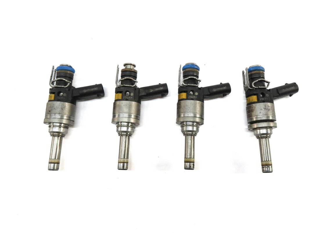 Thumbnail 3: 12-15 MERCEDES BENZ C250 SLK250 (R172 W204) 1.8L TURBO ENGINE FUEL INJECTOR SET