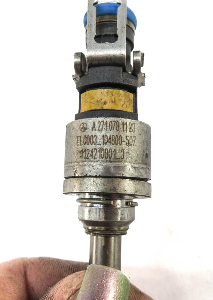 Thumbnail 4: 12-15 MERCEDES BENZ C250 SLK250 (R172 W204) 1.8L TURBO ENGINE FUEL INJECTOR SET