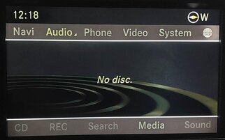 Thumbnail 1: 12-16 MERCEDES C GL ML SLK (W204 W166 W172 X166) GPS NAVIGATION DISPLAY SCREEN