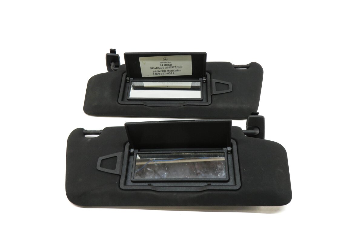 Thumbnail 5: 2008-2014 MERCEDES BENZ C-CLASS (W204) FRONT LEFT & RIGHT SUNVISOR SET (BLACK)