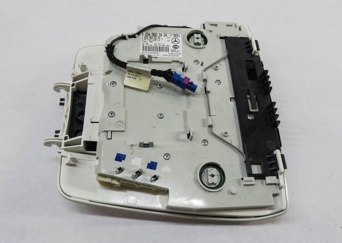Thumbnail 5: 2012 MERCEDES C250 (W204) DOMELIGHT MAP READING COURTESY DOME LIGHT LAMP (BLACK)