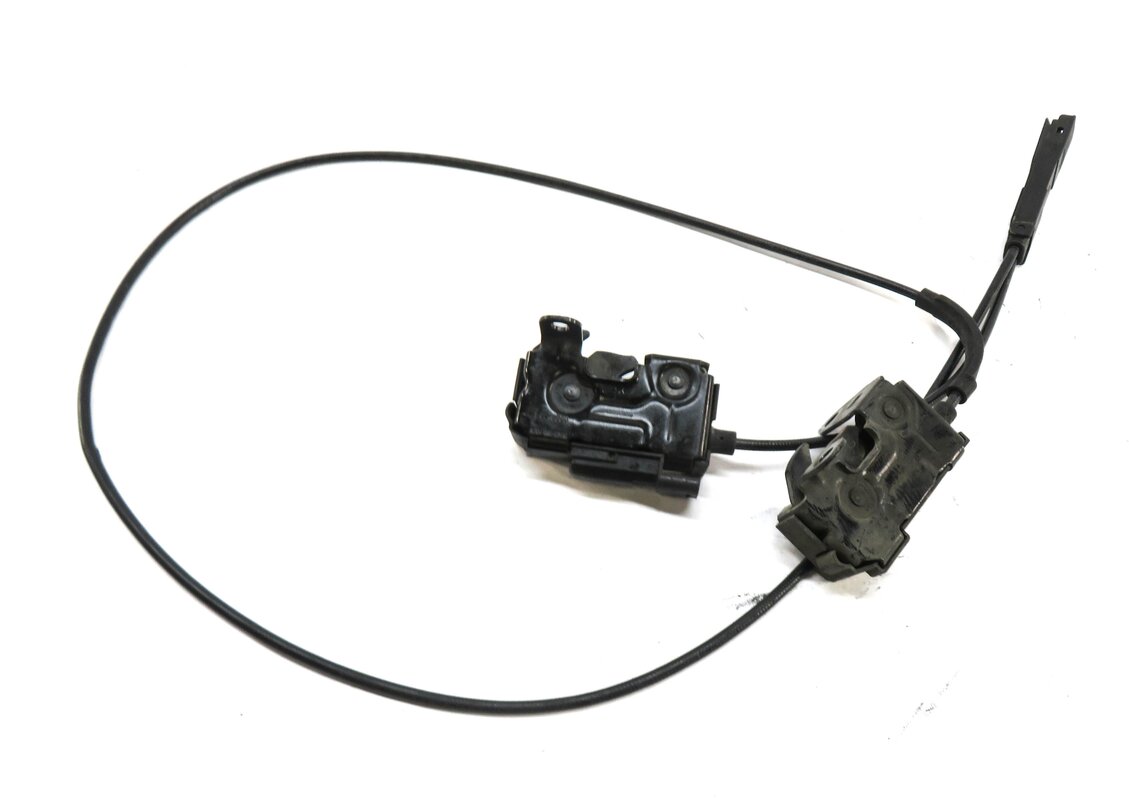 Thumbnail 1: 2012 MERCEDES C250 (W204) FRONT LEFT & RIGHT LOWER HOOD LOCK LATCH SET w/ CABLE