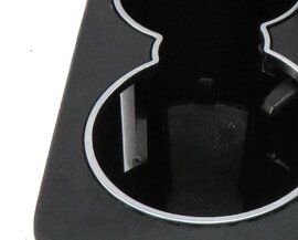 Thumbnail 8: 08-14 MERCEDES C-CLASS (W204) FRONT CENTER CONSOLE ARMREST COMPARTMENT (BLACK)