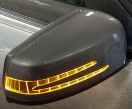 Thumbnail 2: 12-14 MERCEDES C-CLASS (W204) RIGHT HEATED AUTODIM MEMORY DOOR MIRROR (SILVER)