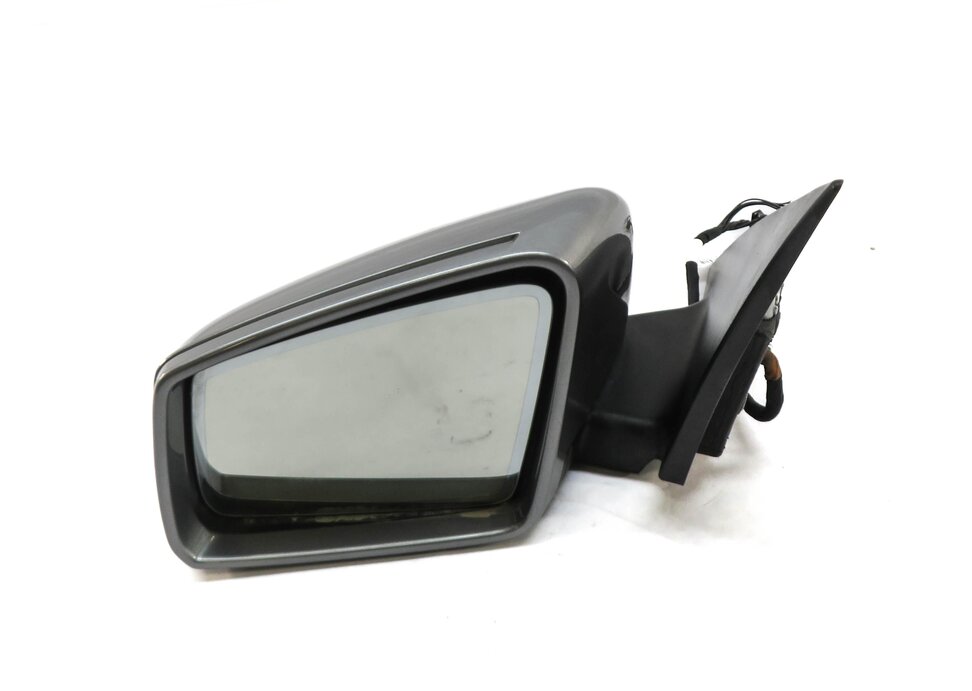12-14 MERCEDES C250 (W204) LEFT DRIVER HEATED AUTODIM MEMORY DOOR MIRROR SILVER