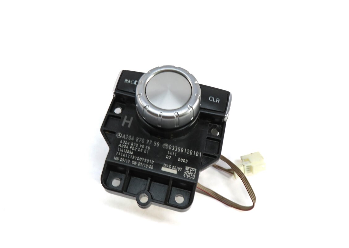 Thumbnail 1: 2012-2015 MERCEDES C E GLK (W204 W212 X204) RADIO NAVIGATION COMMAND SWITCH KNOB