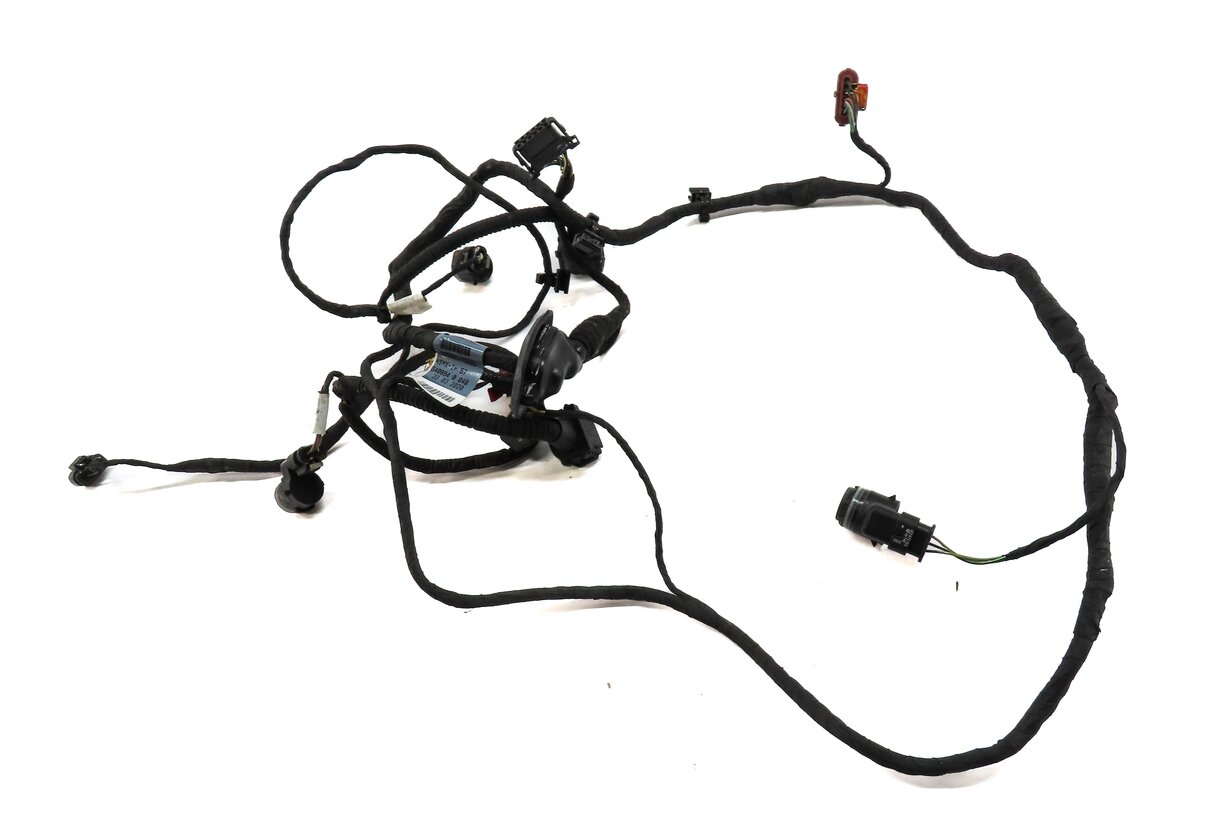 Thumbnail 1: 2020 AUDI Q5 (FY 80A) REAR PDC PARK DISTANCE SENSOR SET-4 w/ HARNESS (BLUE W1)