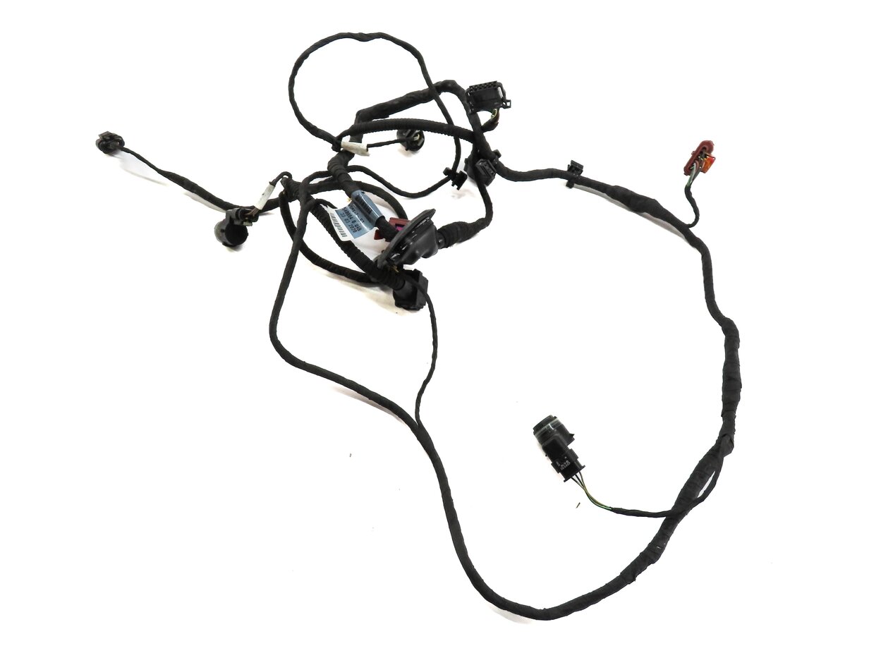 Thumbnail 2: 2020 AUDI Q5 (FY 80A) REAR PDC PARK DISTANCE SENSOR SET-4 w/ HARNESS (BLUE W1)