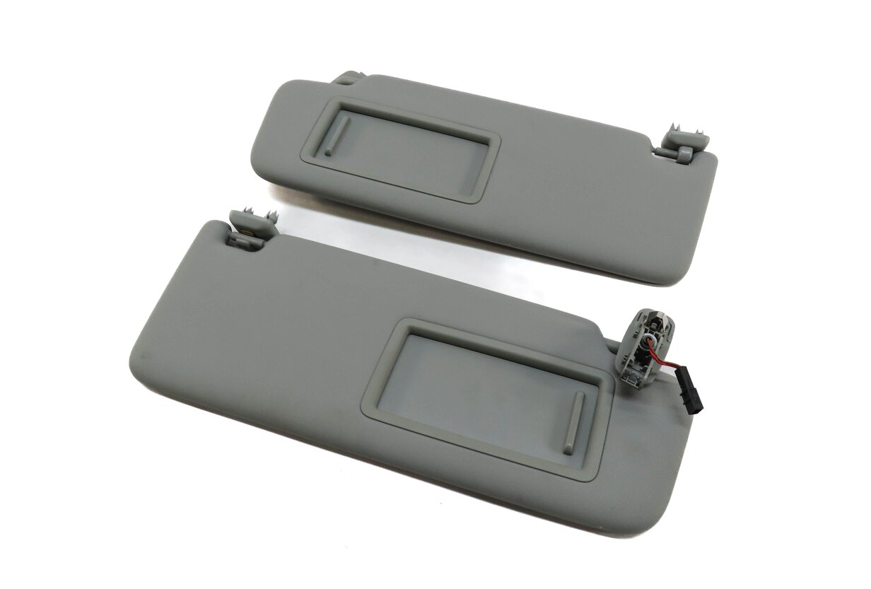 2017-2021 AUDI Q5 SQ5 (FY 80A) FRONT LEFT & RIGHT SUNVISOR SHADE SET-2 (GRAY)