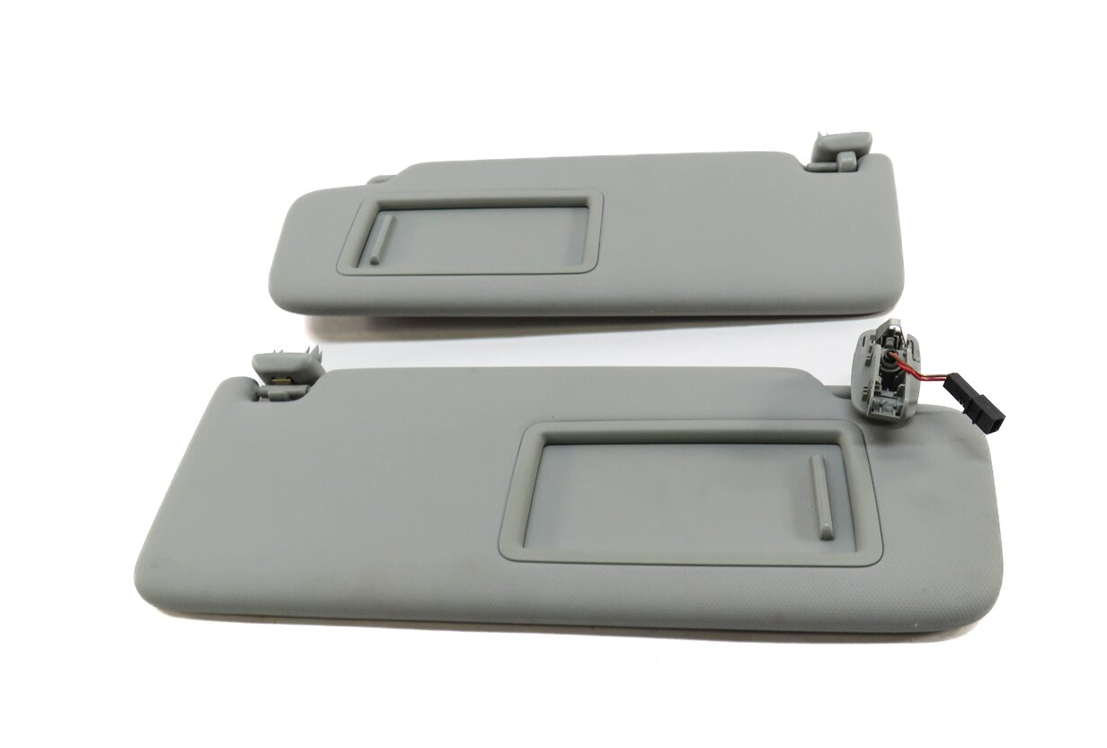 Thumbnail 4: 2017-2021 AUDI Q5 SQ5 (FY 80A) FRONT LEFT & RIGHT SUNVISOR SHADE SET-2 (GRAY)