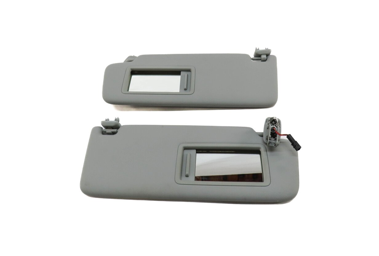 Thumbnail 5: 2017-2021 AUDI Q5 SQ5 (FY 80A) FRONT LEFT & RIGHT SUNVISOR SHADE SET-2 (GRAY)