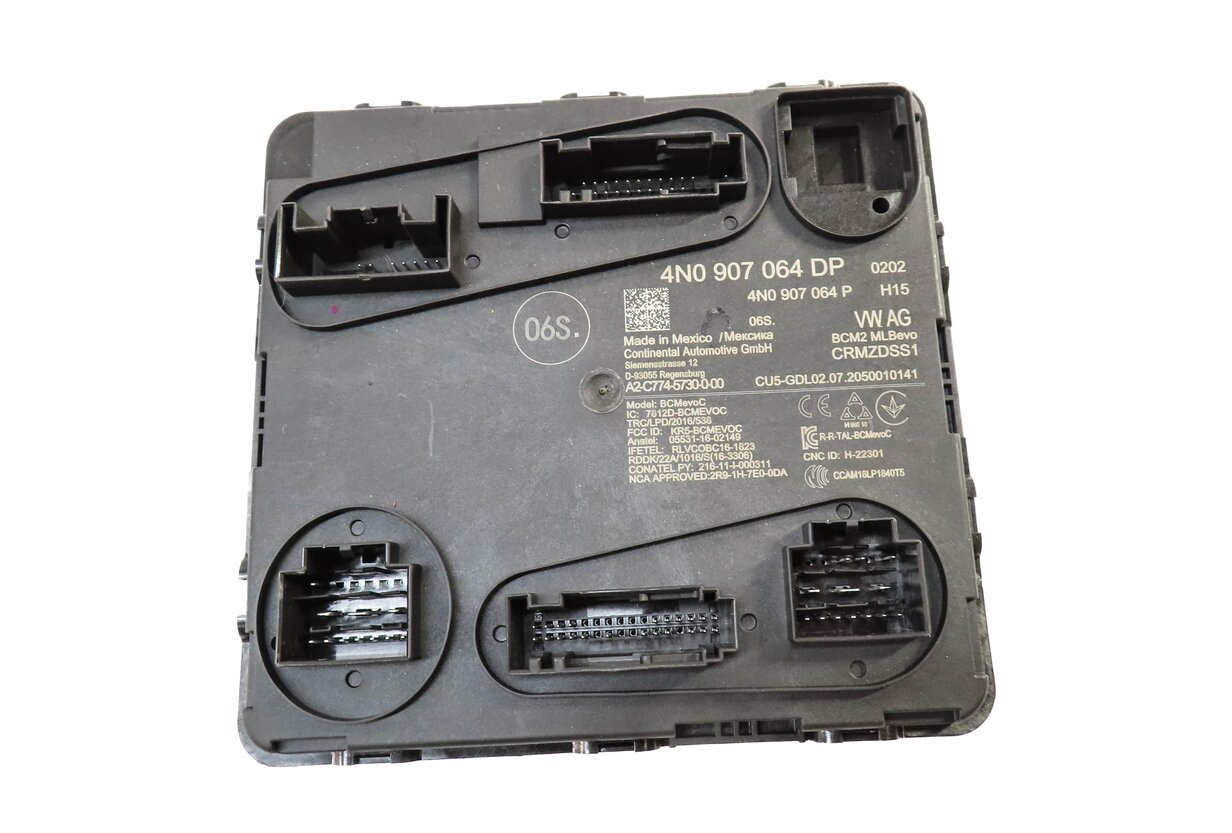 Thumbnail 5: 2018-2020 AUDI Q5 (FY 80A) 2.0L DJYA ENGINE ECM BCM IMMOBILIZER MODULE KEY SET-5