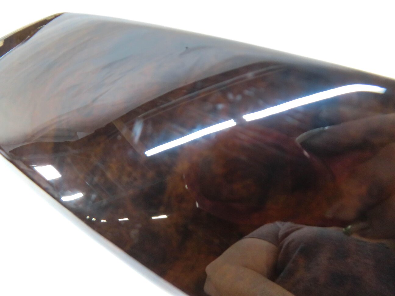 Thumbnail 21: 2014 BMW 328i (F30) DASH DOOR CONSOLE WOOD GRAIN TRIM PANEL SET (BURR WALNUT)