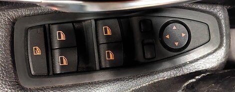 Thumbnail 2: 12-19 BMW 3 4 M3 X3 X4 SERIES FRONT LEFT DRIVER WINDOW SWITCH P-FOLD (BLACK)