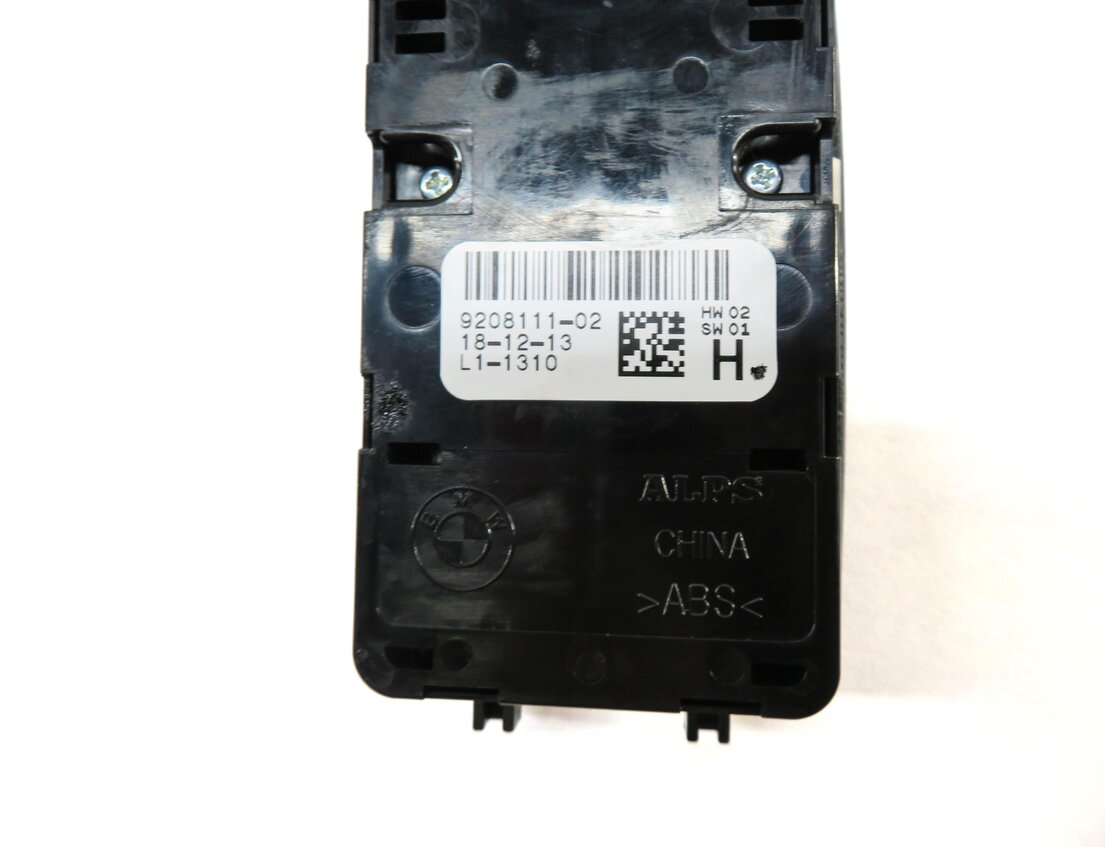 Thumbnail 6: 12-19 BMW 3 4 M3 X3 X4 SERIES FRONT LEFT DRIVER WINDOW SWITCH P-FOLD (BLACK)