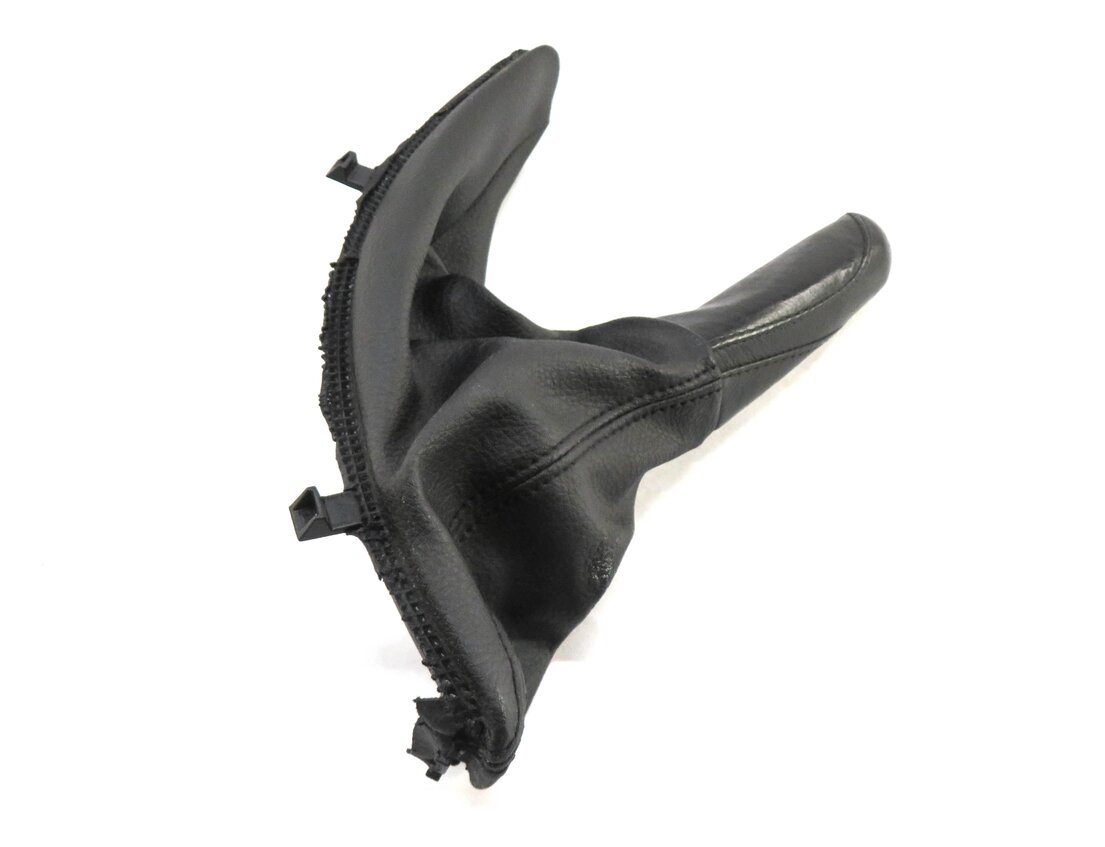 Thumbnail 2: 2014 BMW 328i (F30) EMERGENCY PARKING BRAKE HANDLE COVER BOOT (BLACK LEATHER)