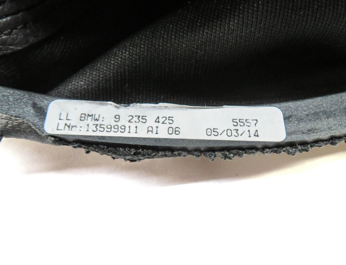 Thumbnail 5: 2014 BMW 328i (F30) EMERGENCY PARKING BRAKE HANDLE COVER BOOT (BLACK LEATHER)