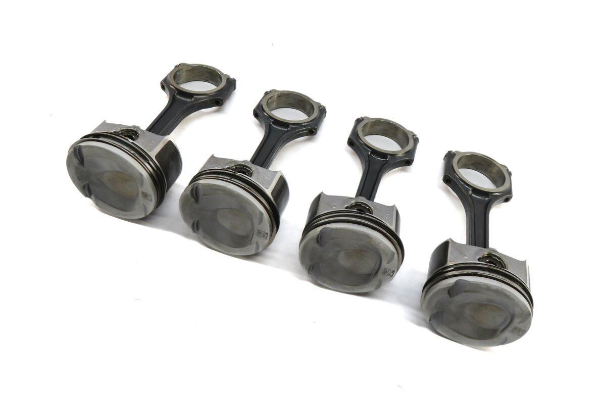 12-15 MERCEDES C250 SLK250 (W204 R172) 1.8L M271 TURBO ENGINE PISTON w/ ROD SET