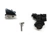 13 MERCEDES C250 W204 FRONT LEFT DRIVER DOOR & TRUNK LOCK CYLINDERS & KEY WHITE