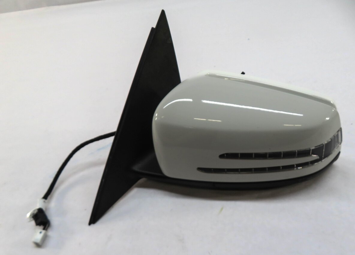 Thumbnail 5: 12-14 MERCEDES C250 (W204) LEFT DRIVER HEATED AUTODIM MEMORY DOOR MIRROR (WHITE)