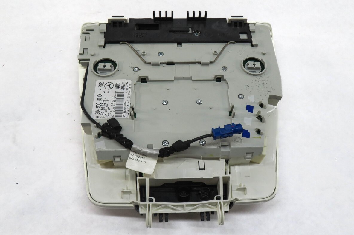 Thumbnail 5: 2013 MERCEDES C250 (W204) FRONT DOMELIGHT MAP READING DOME LIGHT LAMP (BLACK)