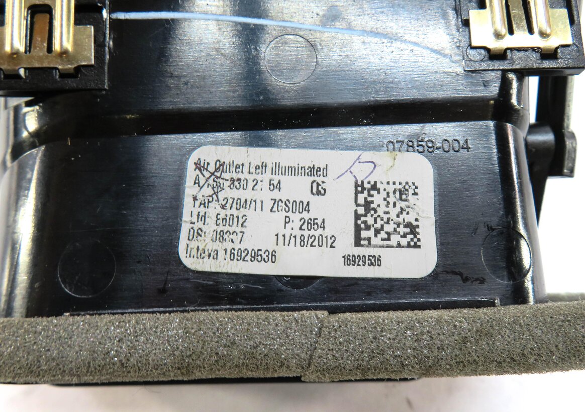 Thumbnail 5: 2013 MERCEDES GL450 (X166) LEFT FRONT DRIVER DASH HEATER A/C AIR VENT
