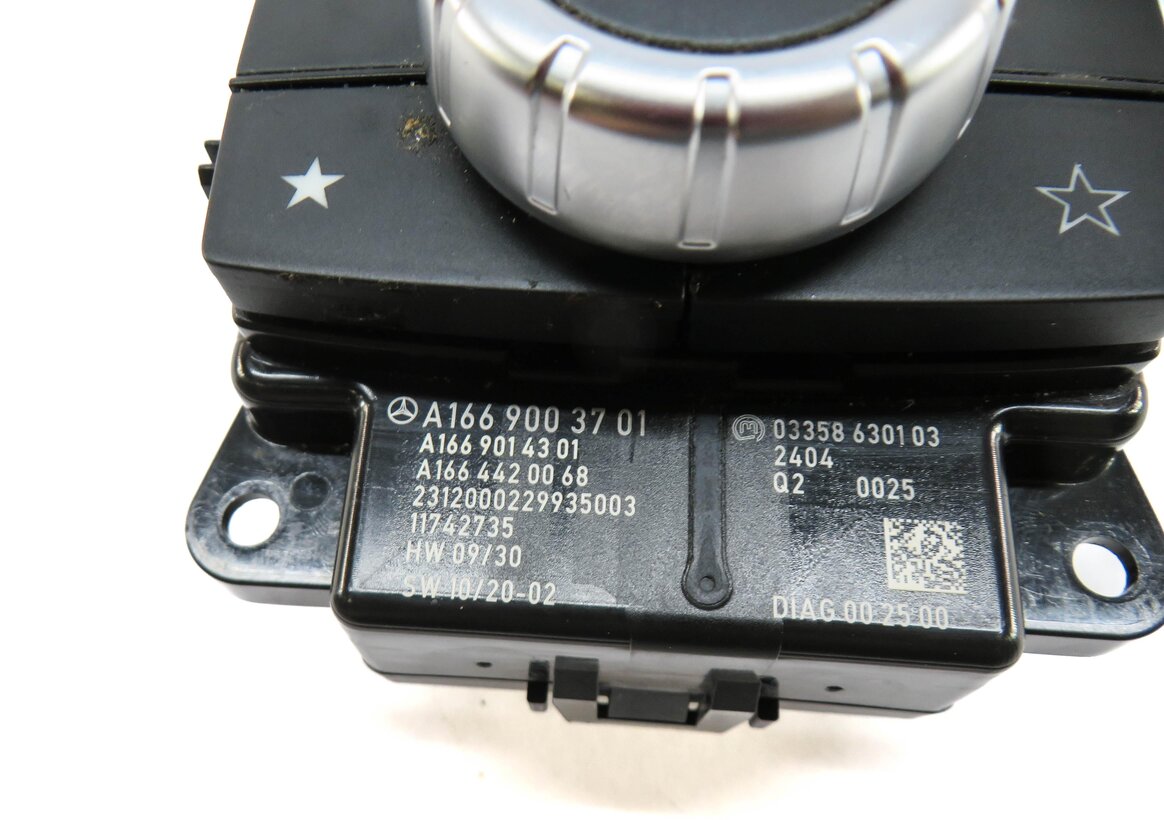 Thumbnail 6: 2012-2013 MERCEDES G550 GL350 GL450 GL550 ML350 ML550 (W166 X166) RADIO GPS KNOB