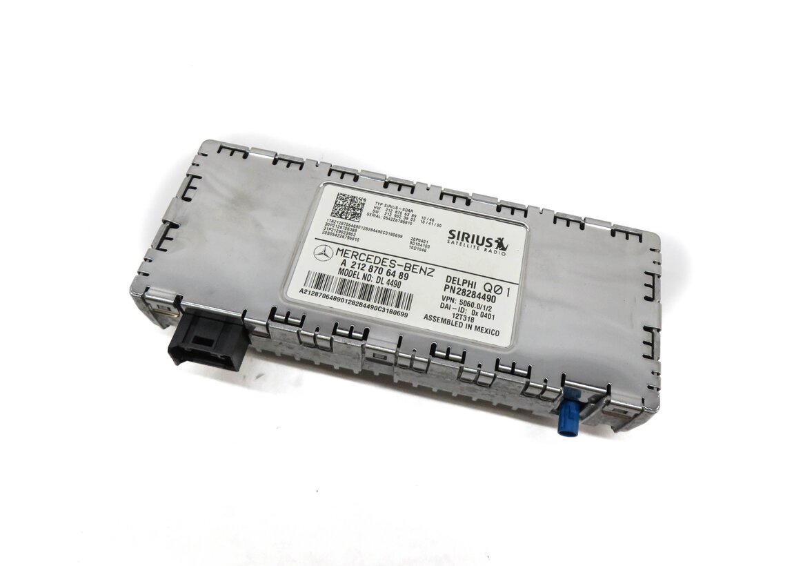 2013 MERCEDES GL450 (X166) SIRIUS SATELLITE RADIO RECEIVER CONTROL MODULE