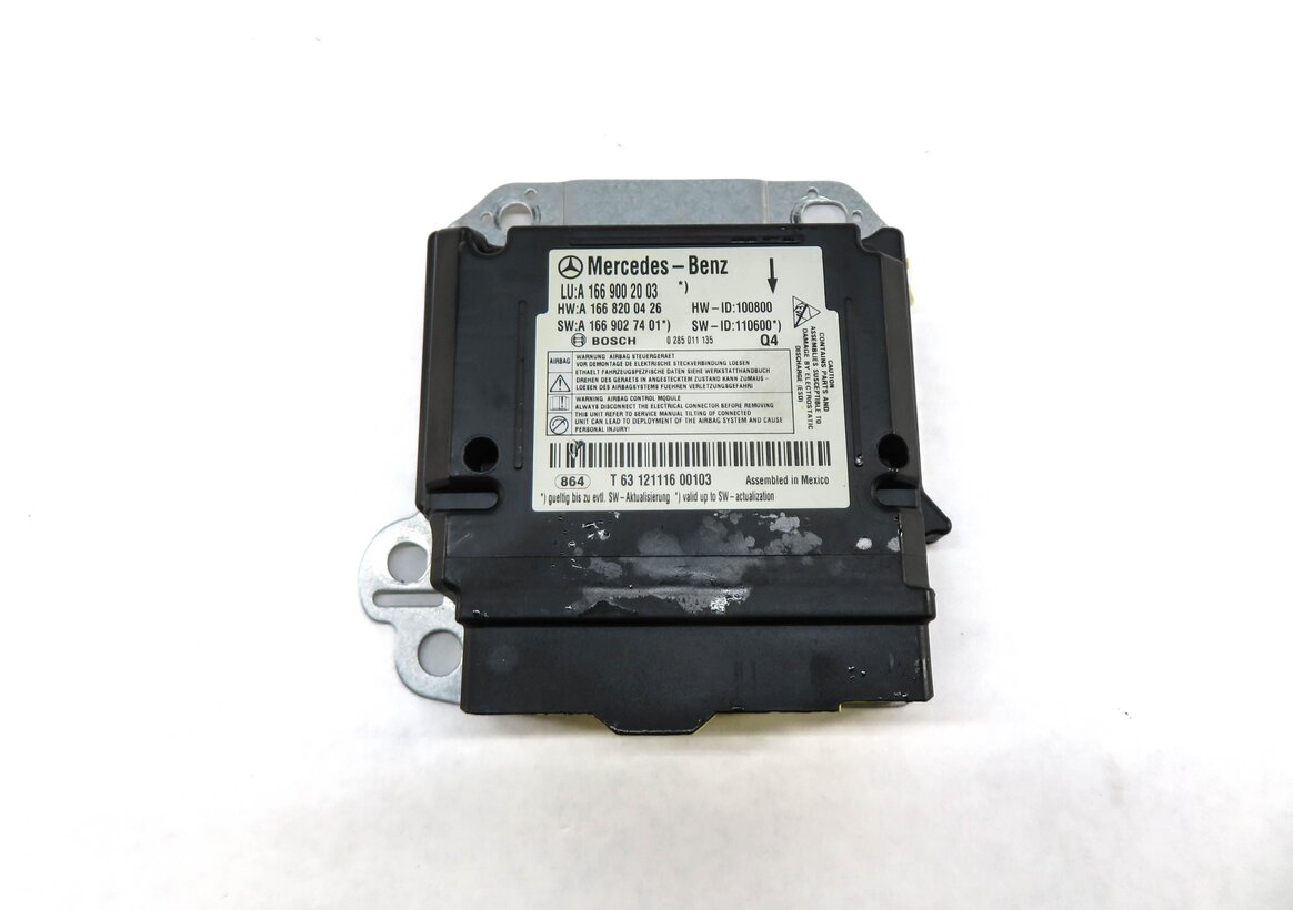 Thumbnail 2: 12-15 MERCEDES G63 GL ML CLASS (W166 X166 X463) SRS SAFETY BAG CONTROL MODULE