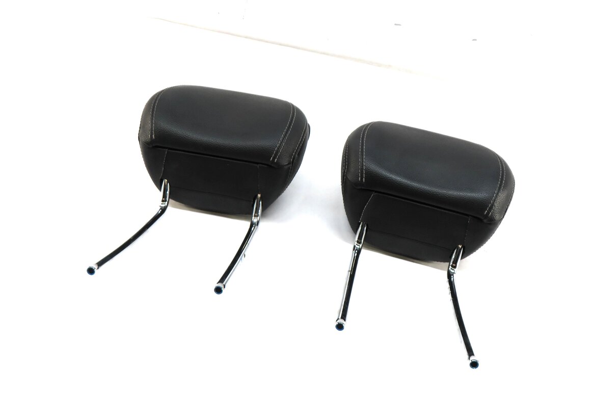 12-13 MERCEDES GL ML (W166 X166) FRONT LEFT & RIGHT SEAT HEADREST SET (BLACK)