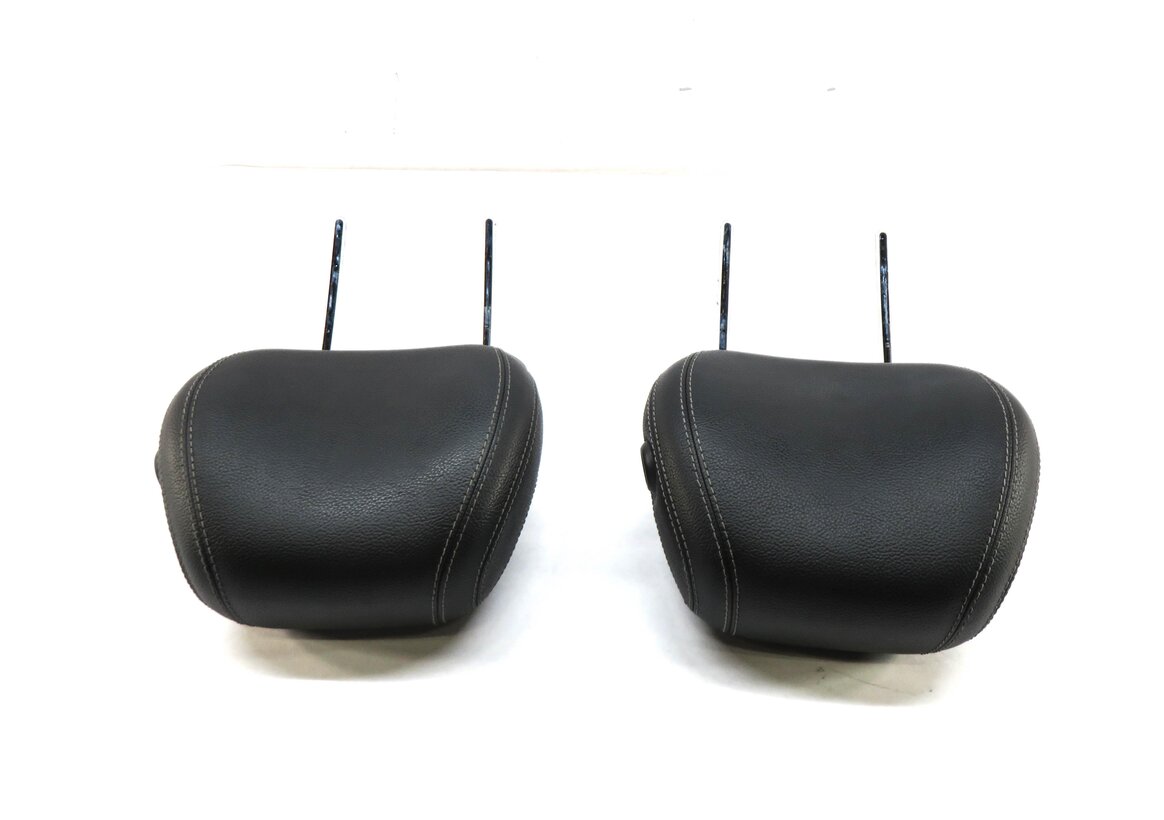 Thumbnail 3: 12-13 MERCEDES GL ML (W166 X166) FRONT LEFT & RIGHT SEAT HEADREST SET (BLACK)