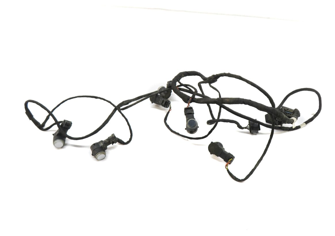 Thumbnail 2: 2013 MERCEDES GL450 (X166) FRONT PDC PARK DISTANCE SENSOR SET w/ HARNESS SILVER