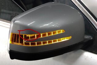 Thumbnail 8: 12-16 MERCEDES GL350 GL550 ML350 ML550 (W166 X166) RIGHT P-FOLD MIRROR (*******)