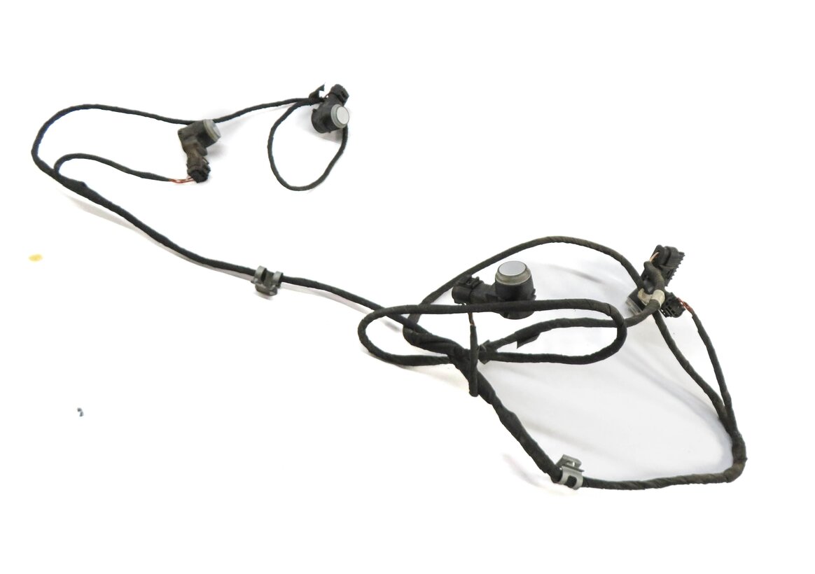 2013 MERCEDES GL450 (X166) REAR PDC PARK DISTANCE SENSOR SET w/ HARNESS (SILVER)