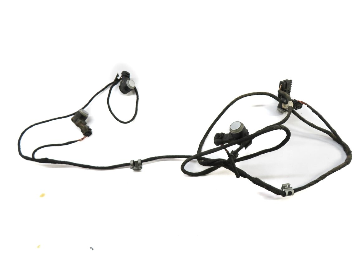 Thumbnail 2: 2013 MERCEDES GL450 (X166) REAR PDC PARK DISTANCE SENSOR SET w/ HARNESS (SILVER)