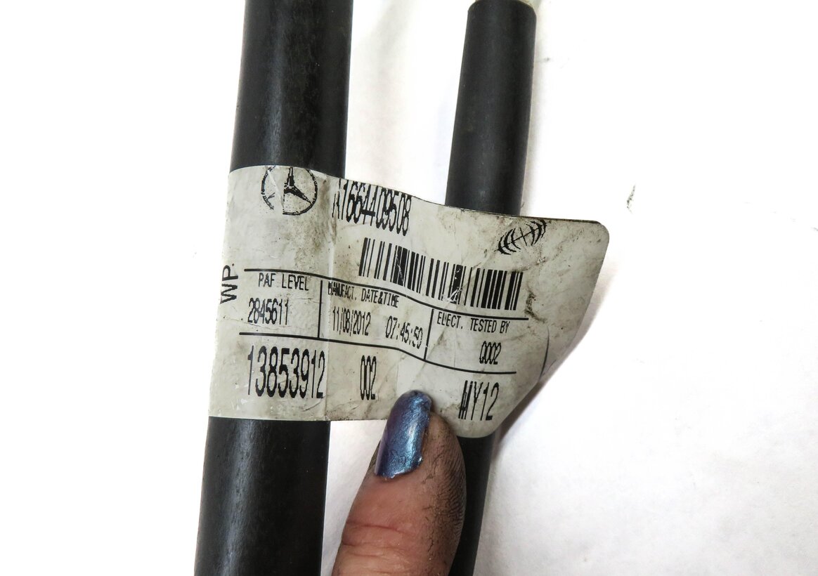 Thumbnail 4: 2013 MERCEDES GL450 (X166) 4.6L M278 ENGINE ALTERNATOR STARTER WIRE HARNESS