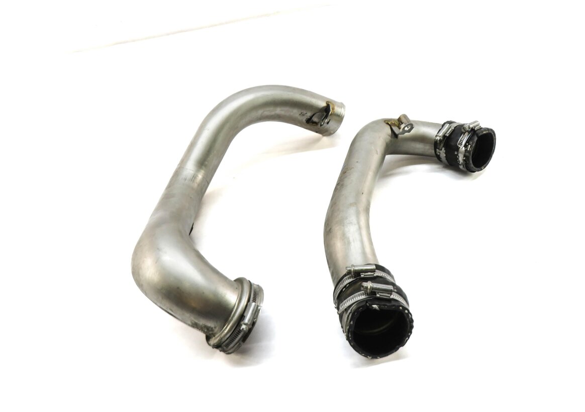 Thumbnail 2: 2013 MERCEDES GL450 (X166) 4.6L M278 ENGINE LEFT AIR INTAKE DUCT PIPE SET-2